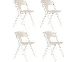 Zuiver Horizon Tuinstoel Off-White - Set van 4