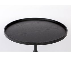 Zuiver Jason Bijzettafel Rond 69 cm Zwart