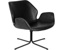 Zuiver Nikki Loungestoel Zwart