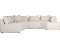 Zuiver Prosper Hoekbank Links Sand/ Off-white