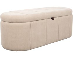 Zuiver Puffy Opbergbank Beige L