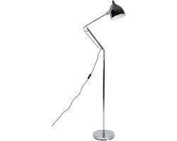 Zuiver Reader Leeslamp/ Vloerlamp Chrome - Zilver