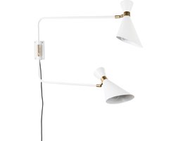 Zuiver Shady Dubbele Wandlamp Wit