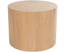 Zuiver Silo Bijzettafel/ Pilaar 45 cm Hout Naturel