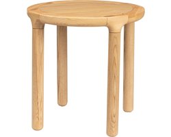 Zuiver Storm Bijzettafel Rond 45 cm Hout Naturel