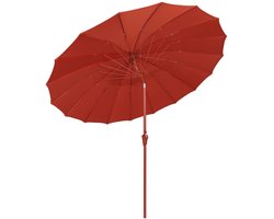 Zuiver Sunshine Parasol Marsala inclusief hoes - Rood