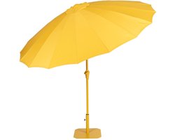 Zuiver Sunshine Parasol Set inclusief Parasolhoes en Parasolvoet Geel