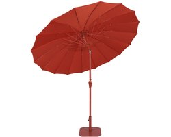 Zuiver Sunshine Parasol Set inclusief Parasolhoes en Parasolvoet Marsala Rood