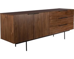 Zuiver Travis Dressoir Walnoothout Donkerbruin