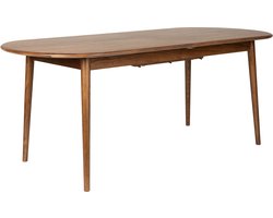 Zuiver Twist Uitschuifbare Eettafel 180/240x90 cm Walnoot - Bruin