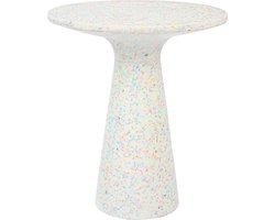 Zuiver Victoria Bijzettafel Rond 40 cm Gerecycled Plastic - Multi colour