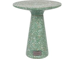 Zuiver Victoria Bijzettafel Rond 41 cm Terrazzo Groen