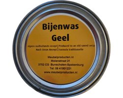 Zuivere Bijenwas, 375 ml, blank, kleurloos, transparant, duurzaam, natuurproduct, boenwas, meubelwas, boenwas van zuivere bijenwas, meubelonderhoudsmiddel