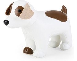 Zuny boekensteun Russel Terrier  white/brown
