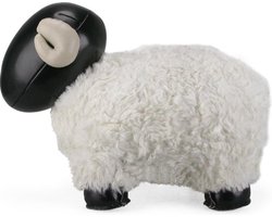 Zuny boekensteun schaap zwart/wit