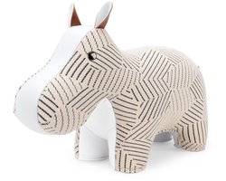 Zuny Kvadrat Hippo-Razzle Dazzle Wit-Boekensteun