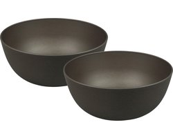 ZUPERZOZIAL - C-PLA, schalen, BOOST-BOWL, mocha brown, bruin, 900ml, set/2