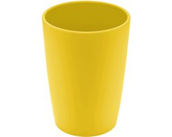 ZUPERZOZIAL - Nature Collection, beker 340ml, Nature Bioplastic, geel