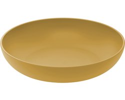 ZUPERZOZIAL - Nature Collection, lage schaal 26cm, Nature Bioplastic, mosterd kleur