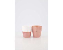 Zusss Cadeauset Koffiemok Kusje En Koffiemok Lovely Roze