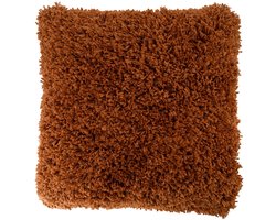 Zusss Cushion Fluffy 45X45cm - 100% Katoen - Camel - 45X45cm