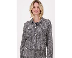 Zusss Jasje Van Tweed Stof Grijs