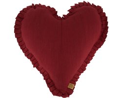 Zusss Kussen Hartvorm 36X40cm Port Rood
