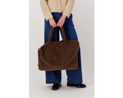 Zusss Shopper Van Faux Fur Bruin