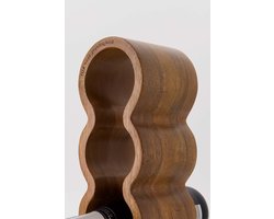 Zusss Wijnrek Hout Naturel Beige