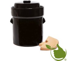 Zuurkoolpot - Fermentatiepot - Zuurkoolvat 20 liter met 2 vezwaringsstenen