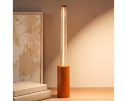 ZVD Modern Sfeerlicht LED - Oplaadbare Draadloze Tafellamp voor Diner & Bar - Handheld Nachtlampje Slaapkamer - Binnen & Buiten -Draagbare USB Nachtlamp voor Camping & Keuken - Oranje - Tafel Decoratie