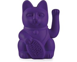 Zwaaikat in Paars Kunststof - Perfect voor Designliefhebbers