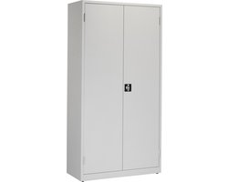 Zwaarlastkast, werkplaatskast, magazijnkast, opbergkast 195 x 100 x 45 cm. met 4 extra verstevigde legborden