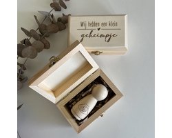 Zwangerschapsaankondiging - Echo poppetje - Zwangerschap bekendmaken