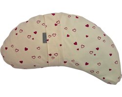 Zwangerschapskussen - Buik kussen - kussen - Bellydrop kussen - Biologische kussen met boekweit dopjes vulling - Babyshower - Baby kussen - Hearts