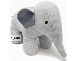 Zware Deurstopper Olifant - Voorkomt Dichtslaan Deuren & Ramen
