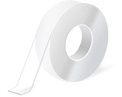 Zware Dubbelzijdige Tape 2mm×2cm×5m - Transparante Acryl Tape, Herbruikbare en Verwijderbare Plakband voor Wanddecoratie, Tapijten en Auto's