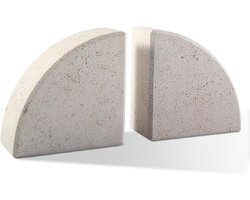 Zware Marmeren Boekensteun - Antislip Boekstoppers voor Planken en Zware Boeken