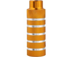Zware Metalen Fiets Voetsteun Aluminium Anti-slip Achter Voeten Pedalen Accessoires voor BMX Stunt haringen Mountainbikes (gouden)