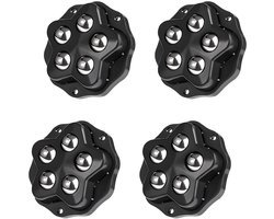 Zware meubelwielen met 360° draaifunctie voor meubels, opbergdozen en apparaten - Set van 4 stuks