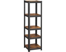 Zware Rek, Keukenrek, Boekenkast, Opbergrek, Staand Rek, 5 Planken