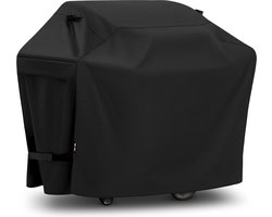 Zware waterdichte BBQ-hoes van 178 cm - speciale kleurvastheid - UV-bestendig - voor Weber Char Broil Outback barbecues - zwart - 178 x 61 x 112 cm BBQ hoes rond