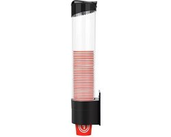 Zwart Bekerdispenser - Plastic - Ophangbaar - Bekerhouder