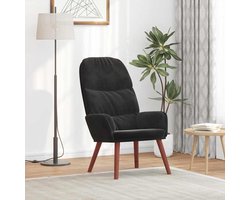 zwart fluwelen zitmeubel, velours stoel met zachte fluwelen stof en robuust metalen frame voor hoog comfort in de woonkamer of kantoor