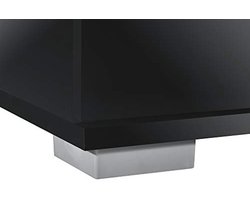 Zwart Hoogglans TV Meubel 120 cm met Opbergruimte