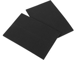 Zwarte Antislip Rubber Voeten Beschermers voor Meubels - 4 Stuks voor Apparaten, Fotolijsten en Lades