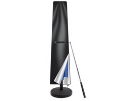 Zwarte Parasol Beschermhoes 170x35 cm met Telescoopstok – 210D Oxford Stof – Waterdicht, UV-bestendig en Winddicht – Bescherming voor Tuin & Terras Parasols