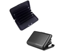Zwarte Pasjeshouder - Aluminium Creditcardhouder - Pashouder - Pasjeshoesje - Wallet - Portemonnee - Pashouder - Zwart - Creditcard Houder - Pasjeshouder - Cadeau - CHPN