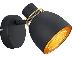 Zwarte plafondlamp Punch - R80811032