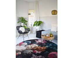 Zwarte Rotan Stoel - 69x66xH79 cm